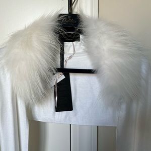 Genuine Fur & cashmere wrap.